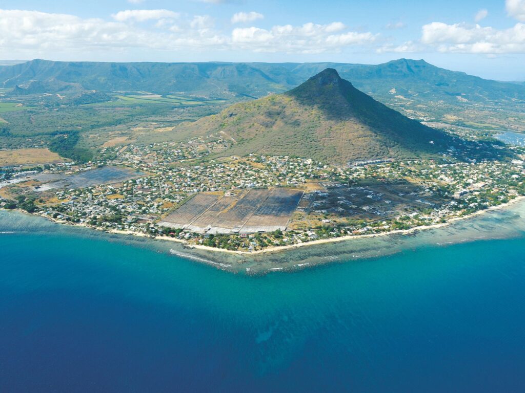 tlc - Mauritius - arial view
